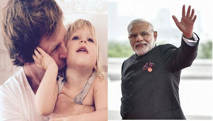 Happy Birthday to India, from India: PM Narendra Modi wishes Jonty Rhodes&#039; daughter