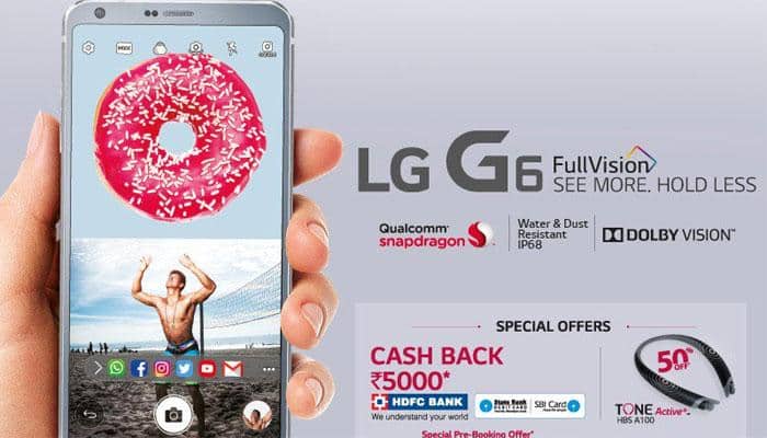 LG G6 launched in India at Rs 51,990, to be available from April 25