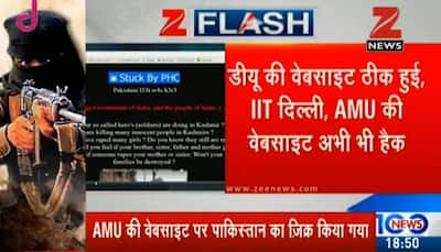 Delhi University, Aligarh Muslim University, IIT-Delhi among 10 websites hacked, pro-Pak messages displayed