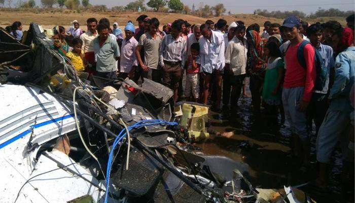 Trainer aircraft crashes on Maharashtra-MP border, 2 killed – See pics