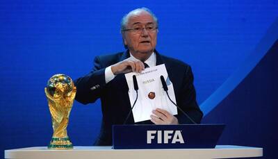 Disgraced Sepp Blatter quizzed over controversial awarding of FIFA World Cups to Russia, Qatar