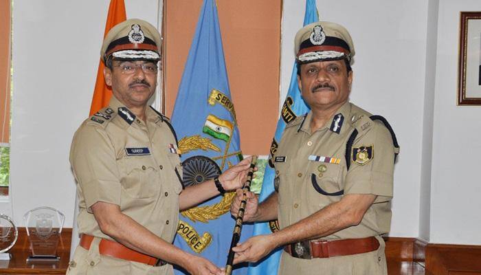 RR Bhatnagar takes charge as new CRPF DG