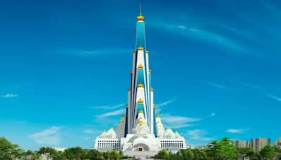 Amazing! World's tallest temple taking shape in Vrindavan 