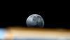 French astronaut Thomas Pesquet captures the rising moon in all its stunning glory from the ISS! - See pic 