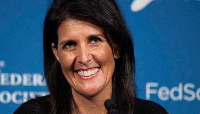 Trump's UN envoy often off-message, seems in his good graces