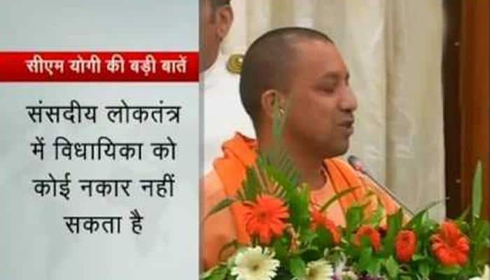 Yogi Adityanath addresses 109 elected MLAs in UP, says work without pressure, hesitation