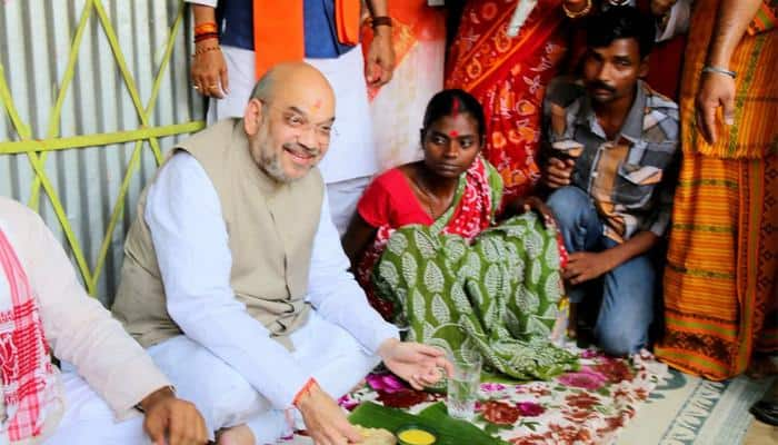 Week after lunch with Amit Shah, tribal couple says &#039;we like Mamata Banerjee&#039;, joins Trinamool