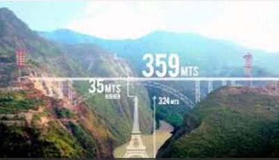 Railway bridge, taller than Eiffel Tower, over Chenab River to come up by 2019