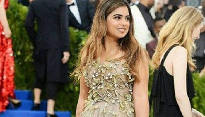 Isha Ambani debuts at Met Gala 2017 in Christian Dior Couture dress