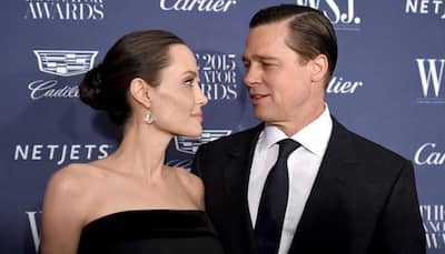 What happened during Angelina Jolie and Brad Pitt's plane flight?
