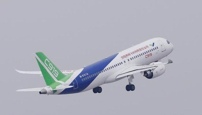 China`s homemade C919 passenger jet makes successful flight - Watch