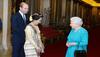 Myanmar' Aung San Suu Kyi meets Queen Elizabeth for lunch