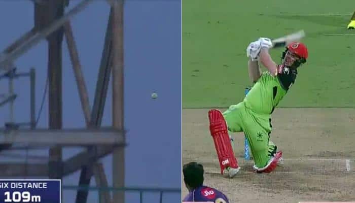 WATCH: Travis Head overshadows MS Dhoni, hits IPL 10's longest six at Chinnaswamy Stadium