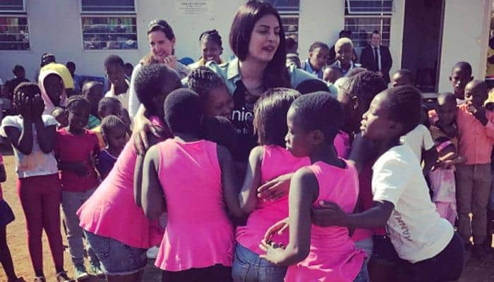 Priyanka Chopra teaches &#039;thumka&#039; dance to African kids! - WATCH