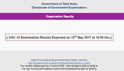 TN Board HSC (Class 12) Result 2017 to be declared in within minutes; check  tnresults.nic.in - TN 12th Result 2017, Tamil Nadu HSC Result 2017 