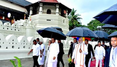 PM Narendra Modi visits 'iconic' Temple of Sacred Tooth in Sri Lanka's Kandy