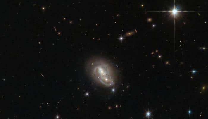 NASA's Hubble telescope captures galaxy duo by the 'Hare'