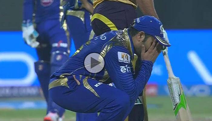 WATCH: Aghast! Rohit Sharma&#039;s EPIC reaction after umpire S Ravi&#039;s controversial decision in KKR vs MI IPL match