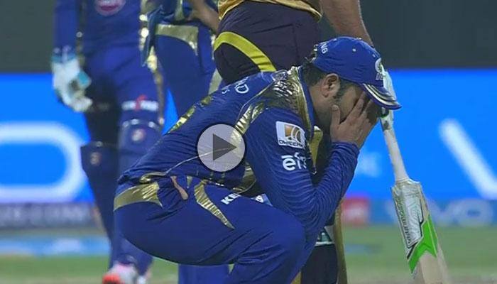 WATCH: Aghast! Rohit Sharma's EPIC reaction after umpire S Ravi's controversial decision in KKR vs MI IPL match