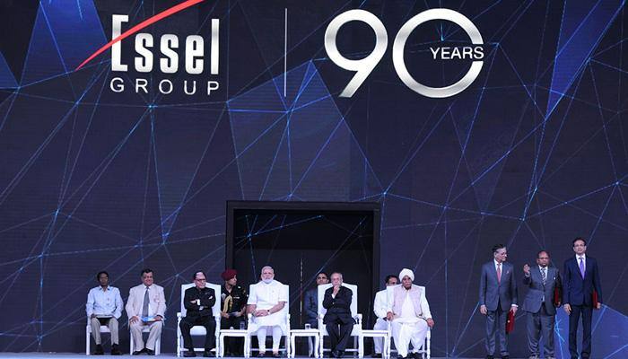 Essel Group celebrates 90 years; PM Modi hails social initiatives Saarthi and DSC, talks about family values 