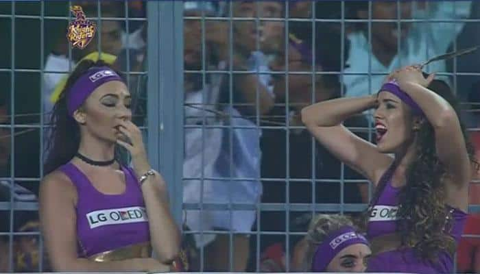 WATCH: One of IPL 10&#039;s best moment — Cheerleaders mourn Chris Lynn&#039;s departure