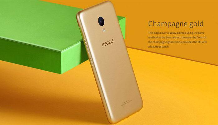 Meizu M5 smartphone launched in India at Rs 10,499