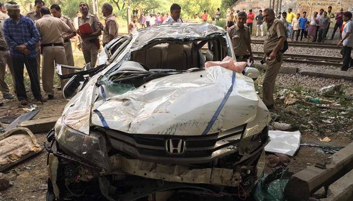 Two college students die after car falls off Delhi flyover