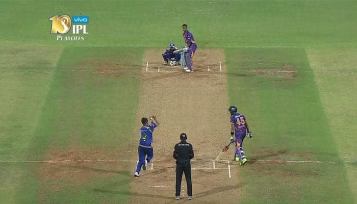 WATCH: MS Dhoni smashes Karn Sharma with a brutal hit to stands in MI vs RPS match