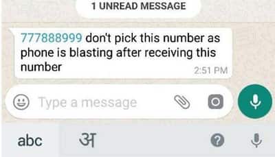 REALITY CHECK of WhatsApp viral message claiming 777888999 number call will blast your mobile phone
