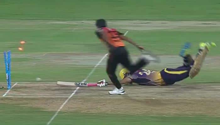 WATCH: Bhuvneshwar Kumar&#039;s magical over which almost sealed the deal for Hyderabad against Kolkata in IPL Eliminator