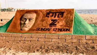 Sudarsan Pattnaik creates Aamir's 'Dangal' face on sand