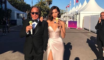 Bella Hadid suffers wardrobe malfunction at Cannes again