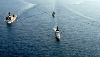China reacts to India-Singapore's naval drill at South China Sea, says "such activities shouldn't hurt others'' 