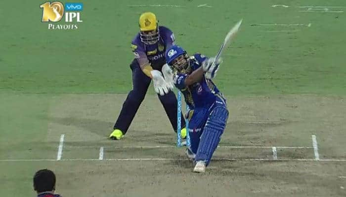 WATCH: Rohit Sharma HITS Piyush Chawla for one mighty SIX to light up Chinnaswamy Stadium in IPL Qualifier