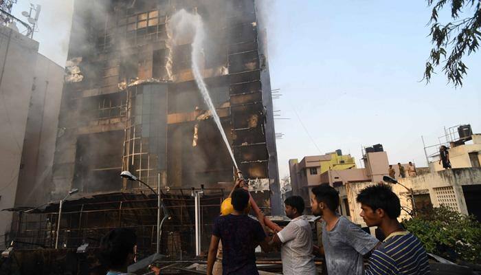 Major fire breaks out in Patna's GV Mall, all shops, gutted; BJP leader alleges Lalu's daughter owned a shop in building
