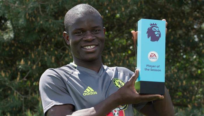 Chelsea&#039;s N&#039;Golo Kante named Premier League&#039;s Player of the Year