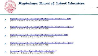 results.mbose.in; Meghalaya Board HSSLC (Arts) Class 12 Examination Results 2017, Meghalaya Class 12 Arts Results 2017 to be declared on May 23 (tomorrow)