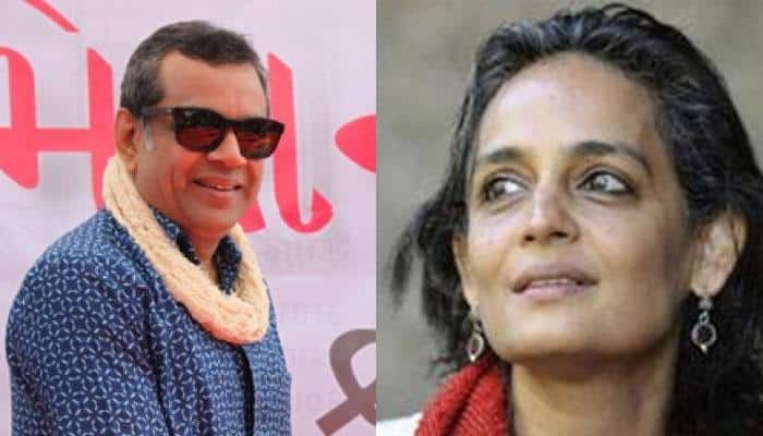 Instead of tying stone pelter on army jeep tie Arundhati Roy, tweets BJP MP Paresh Rawal; sparks row