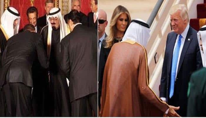 Making America Great Again? Donald Trump didn&#039;t bow to Saudi King but Obama did so - Here is VIDEO PROOF