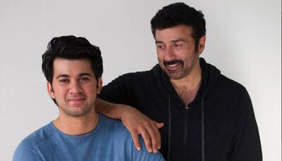 Sunny Deol can't get enough of son Karan Doel's first day at work! See PIC