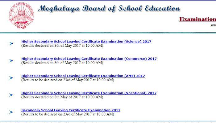 Megresults.nic.in, mbose.in SSLC 10th Results 2017 MOBSE:  Meghalaya board Tura Class 10th (X) SSLC Results 2017 to be announced today soon