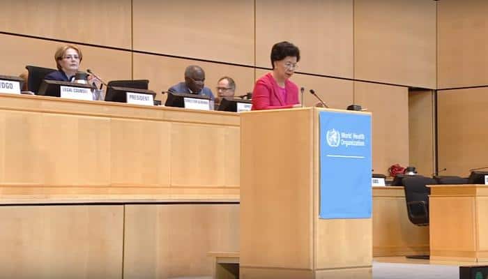 70th World Health Assembly kicks off in Geneva: WHO head Dr Margaret Chan gives her last address to member states