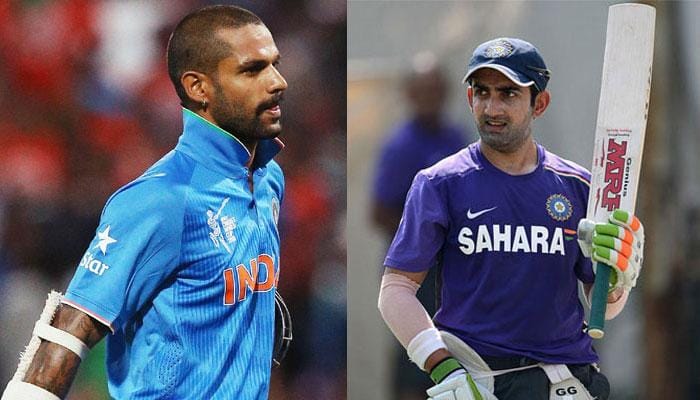  Champions Trophy: Shikhar Dhawan, Gautam Gambhir&#039;s Twitter convo shows true spirit of cricket