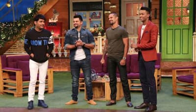Shikhar Dhawan, Suresh Raina, Hardik Pandya arrive at The Kapil Sharma Show post IPL 2017