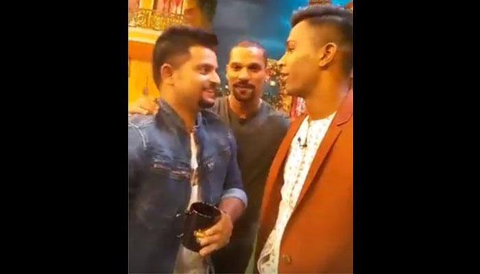 WATCH: Hardik Pandya, Shikhar Dhawan remind Suresh Raina that he is at The Kapil Sharma Show not Comedy Nights