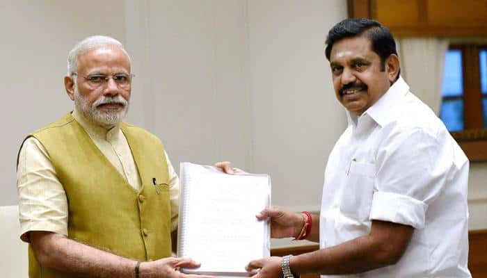 Tamil Nadu CM invites PM Narendra Modi for Jaya, MGR functions