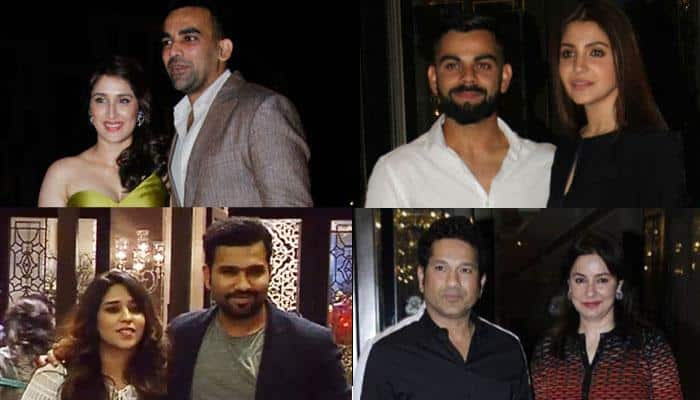 PICS: Virat Kohli, Anushka Sharma, Sachin Tendulkar attend Zaheer Khan, Sagarika Ghatge engagement