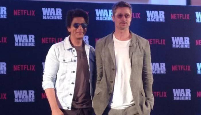 Brad Pitt says he can&#039;t dance, Shah Rukh Khan promises to make him groove