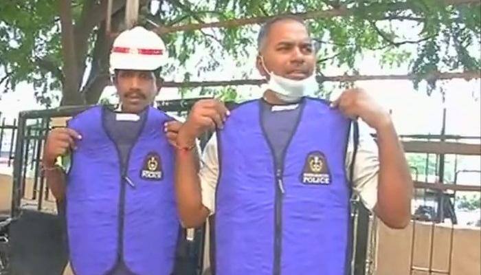 What a cool idea! Hyderabad traffic cops get special vests to beat heat