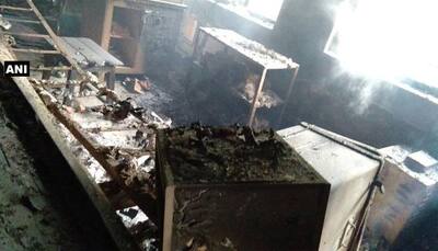 Naxals burn down railway signals room, train engine in Jharkhand